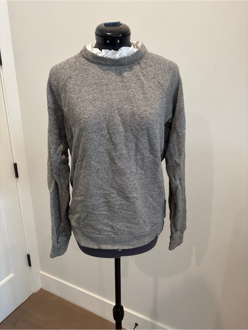 J. Crew Men's Heather Gray Crewneck Sweatshirt
